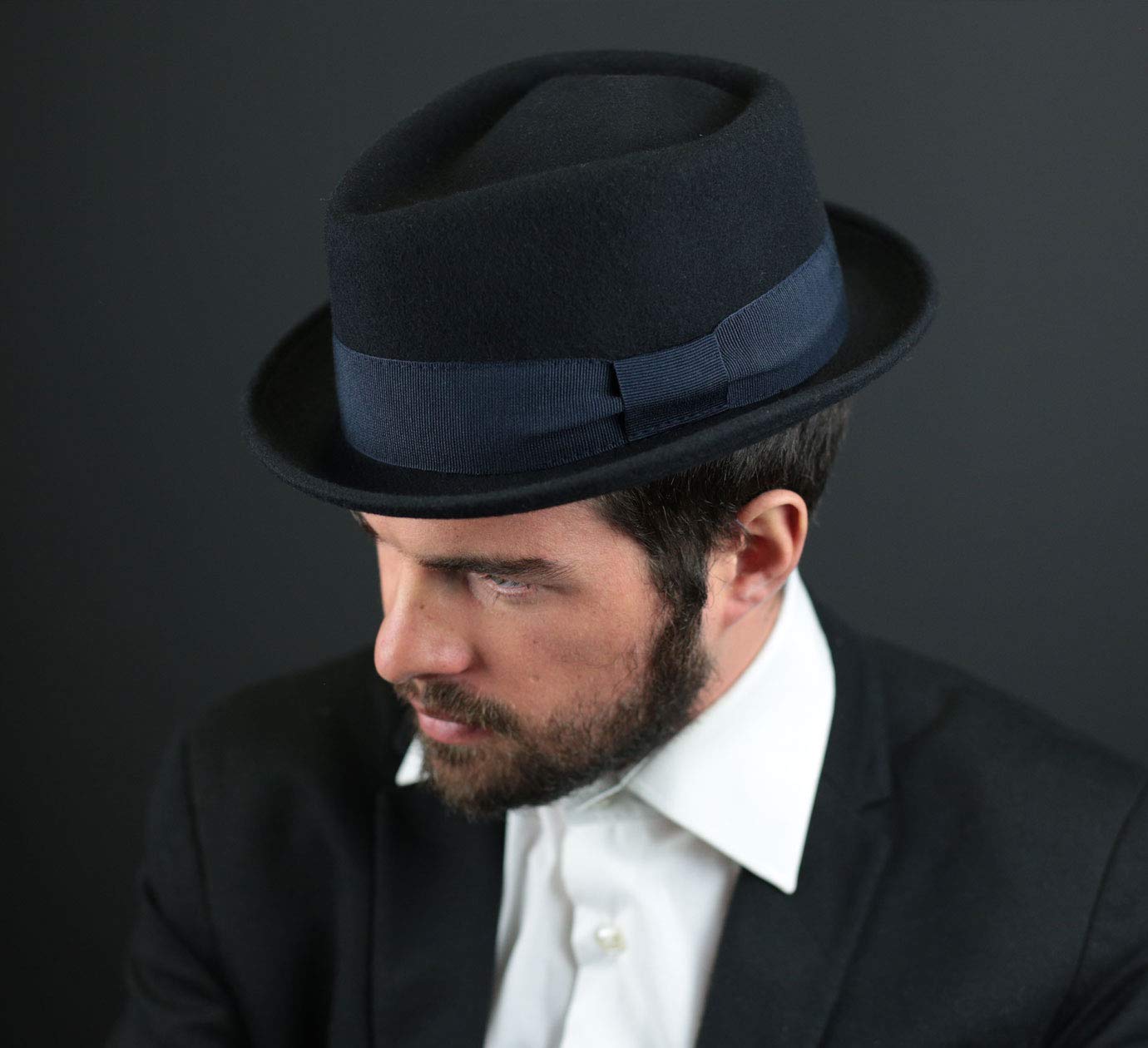 Chapeau Porkpie Feutre Homme ou Femme Classic Diamond Porkpie