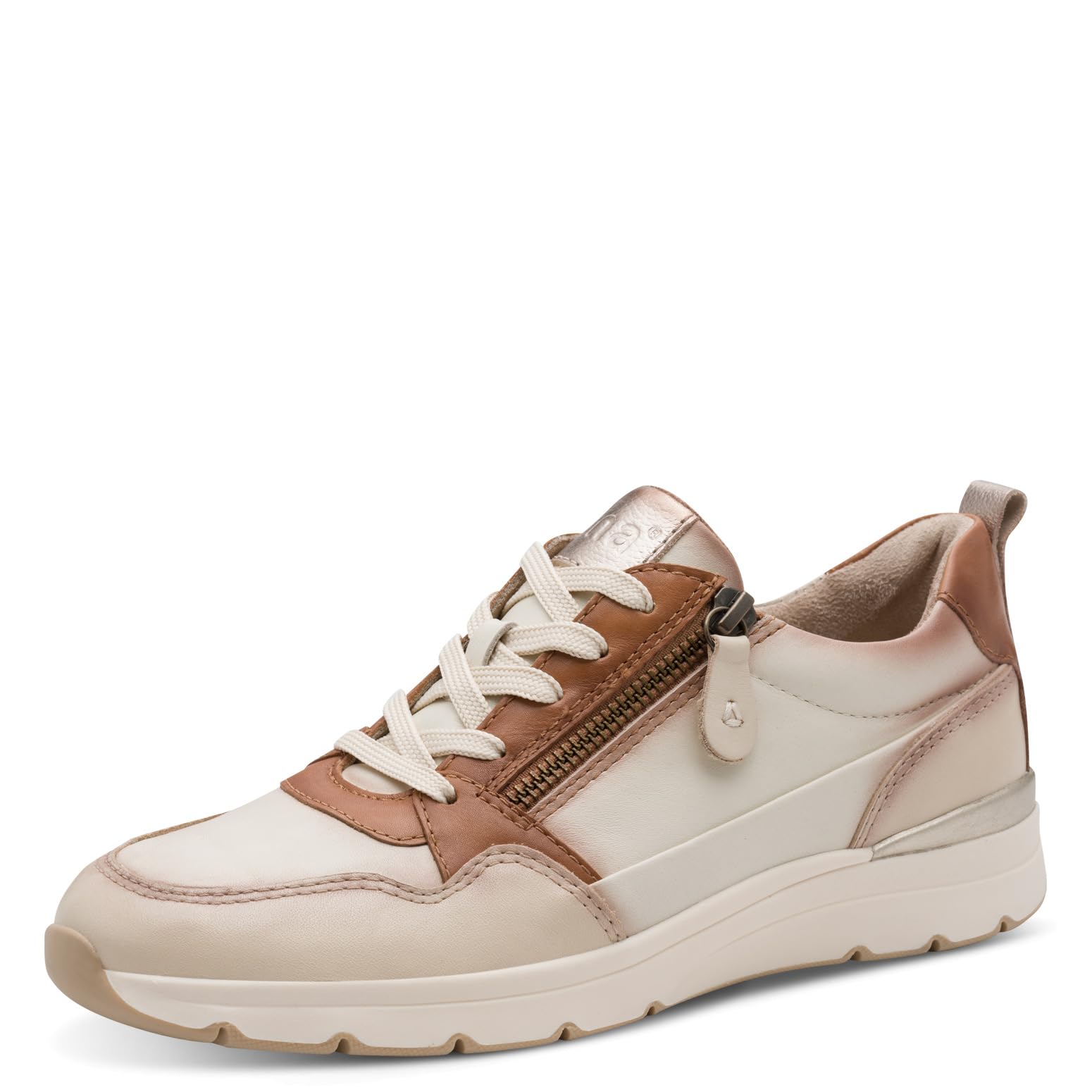 Jana Women's Damen Sneaker Low 8-23702-46, Beige Comb, 7.5 UK
