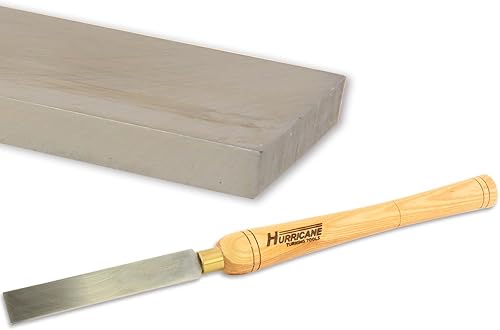 HTT-118, acero de alta velocidad, raspador cuadrado de 1" para torneado de madera