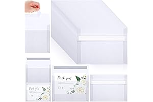 150 Pcs A7 Translucent Vellum Envelopes 5x7 Inches Vellum Paper Envelopes with Self Adhesive