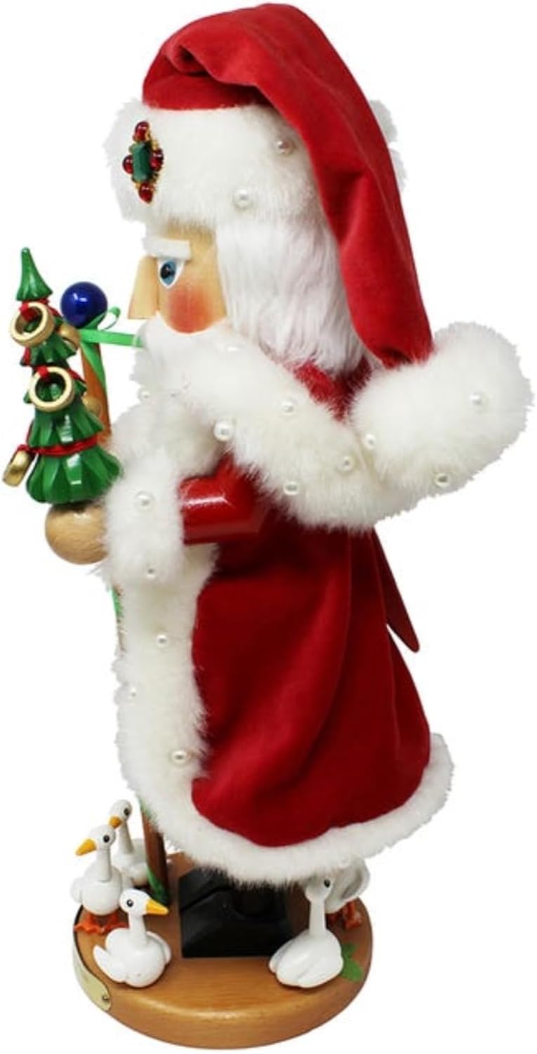 Steinbach Kurt Adler 18-Inch Limited Edition Musical Twelve Days of Christmas Five Golden Rings and Six Geese a Laying Nutcracker