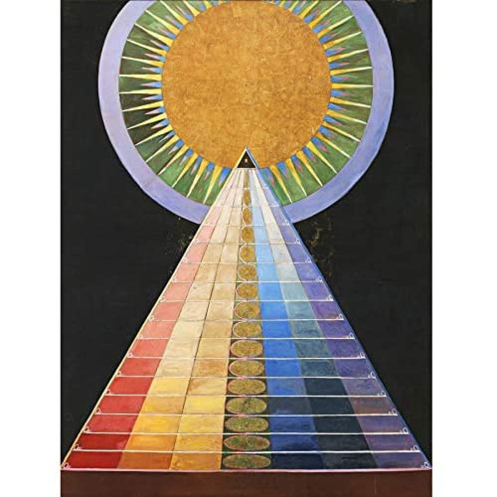 Wee Blue Coo Hilma Af Klint Altarpiece No 1 Group X Unframed Wall Art Print Poster Home Decor Premium