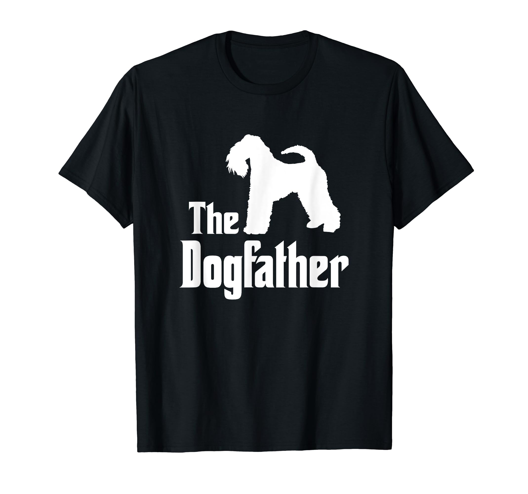 The Dogfather - funny dog gift, funny Kerry Blue Terrier T-Shirt, Black