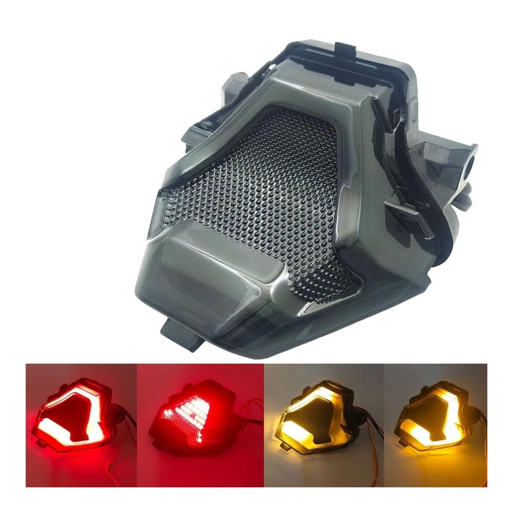 Motocicleta Freno Cola Luz para R3 R25 MT03 MT-03 MT07 MT-07 MT-25 FZ-07 Luz Trasera Luz De Freno Luces De Giro Integrada LED Lámpara De Parada