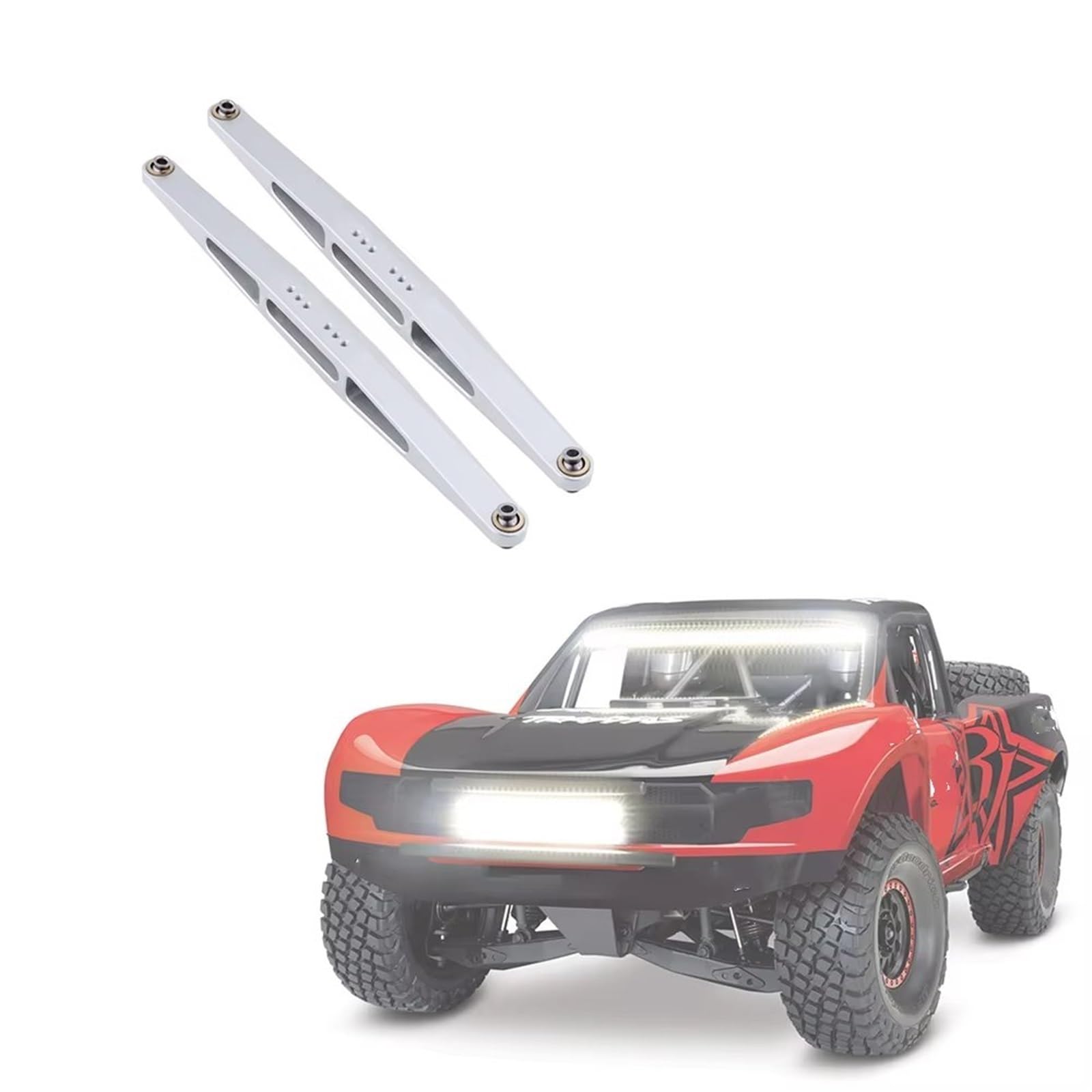 Auto RC Accessori per Traxxas per Unlimited per Desert for Racer per UDR 1/7 RC Accessori di Aggiornamento per Auto 2 Pezzi Collegamento dei Bracci Posteriori Metallo