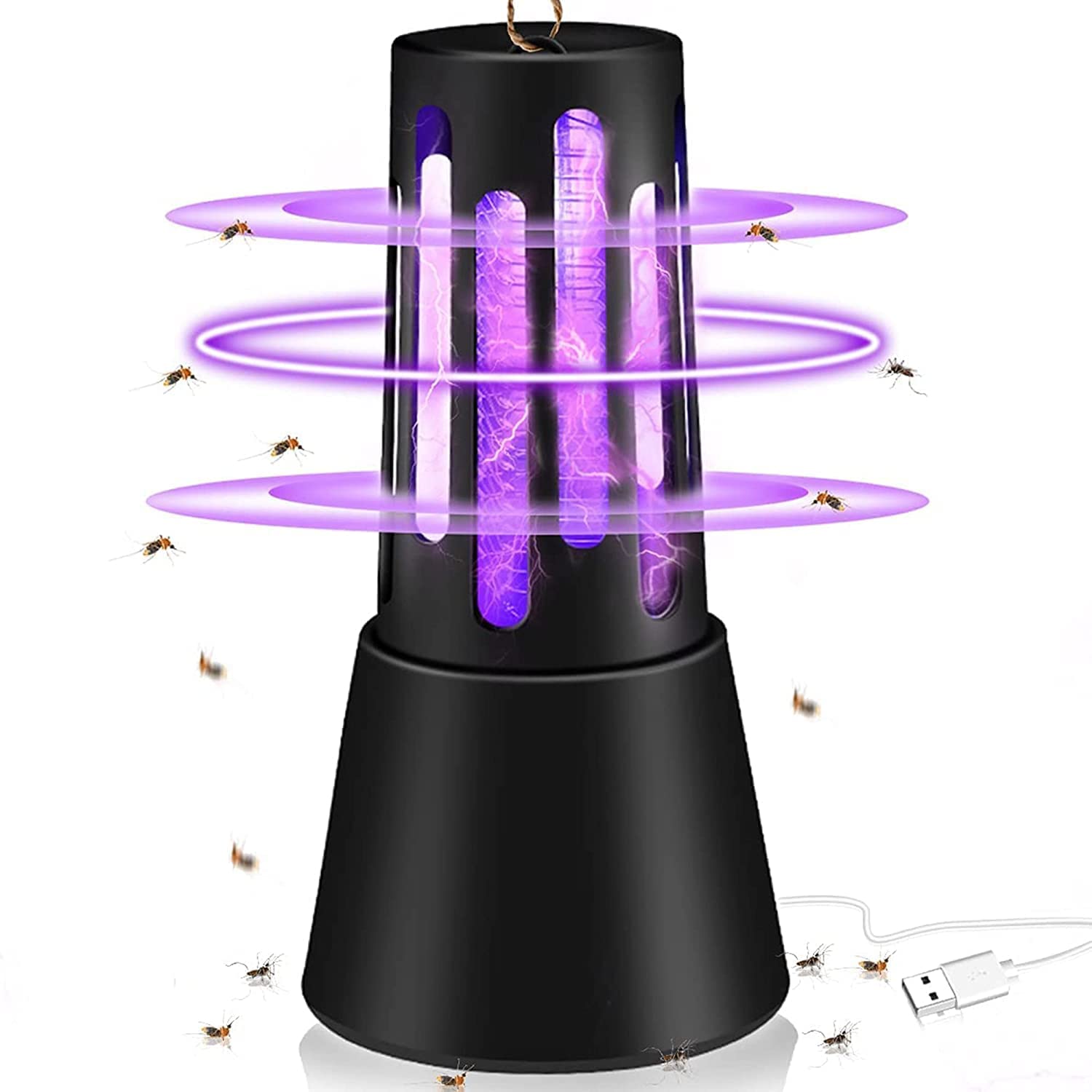 Eco Friendly Electronic LED Mosquito Killer Machine Trap Lamp, Bug Zapper, Theory Screen Protector Mosquito Killer lamp for USB Powered Electronic, Mosquito Killer lamp for Home (Black) (B0CVB8725R) Amazon Price History, Amazon Price Tracker