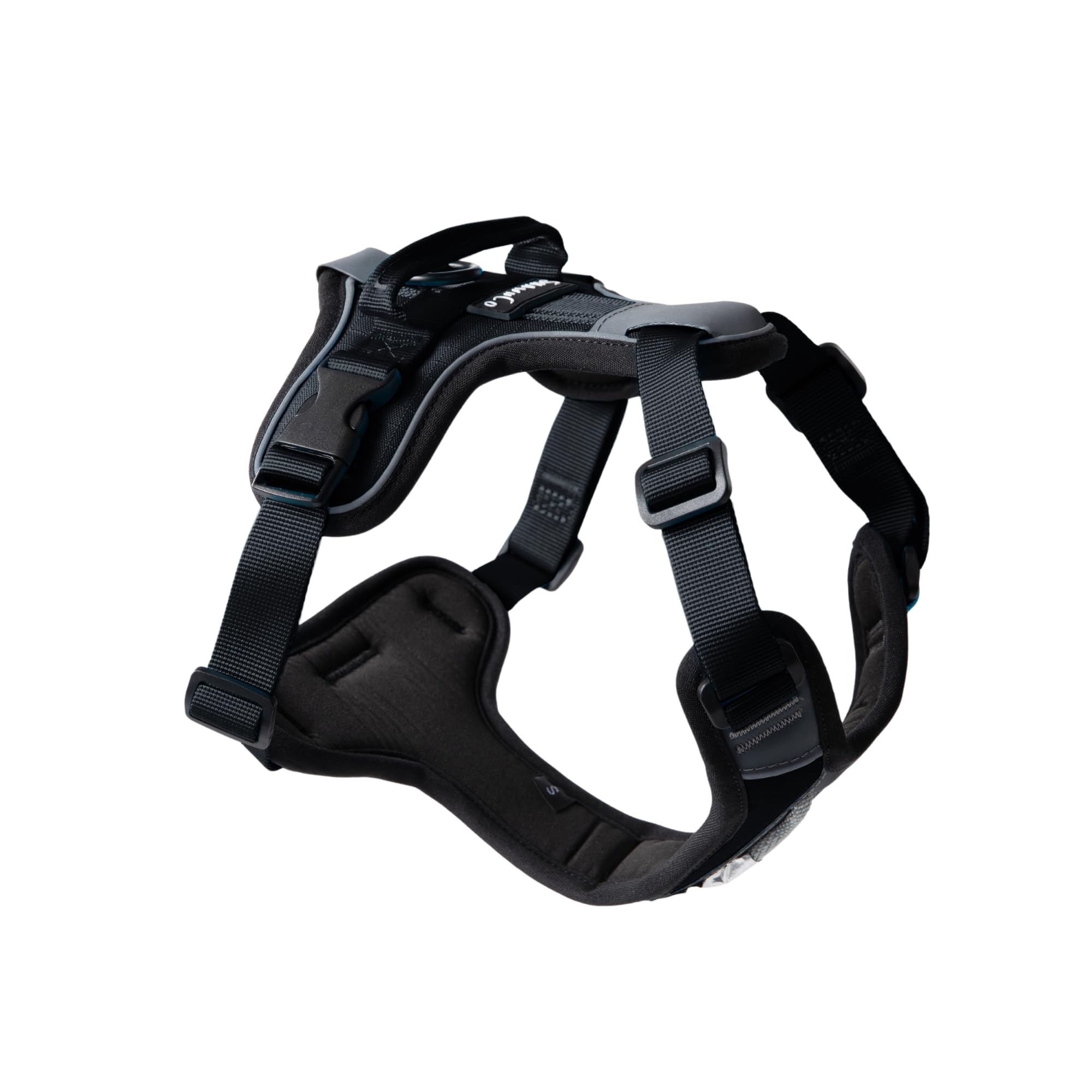 ShawnCo Basecamp Dog Harness, No-Pull Pet Vest with 3 Leash Clips, Padded, Reflective, Lightweight and Adjustable Harness with Handle for Small,