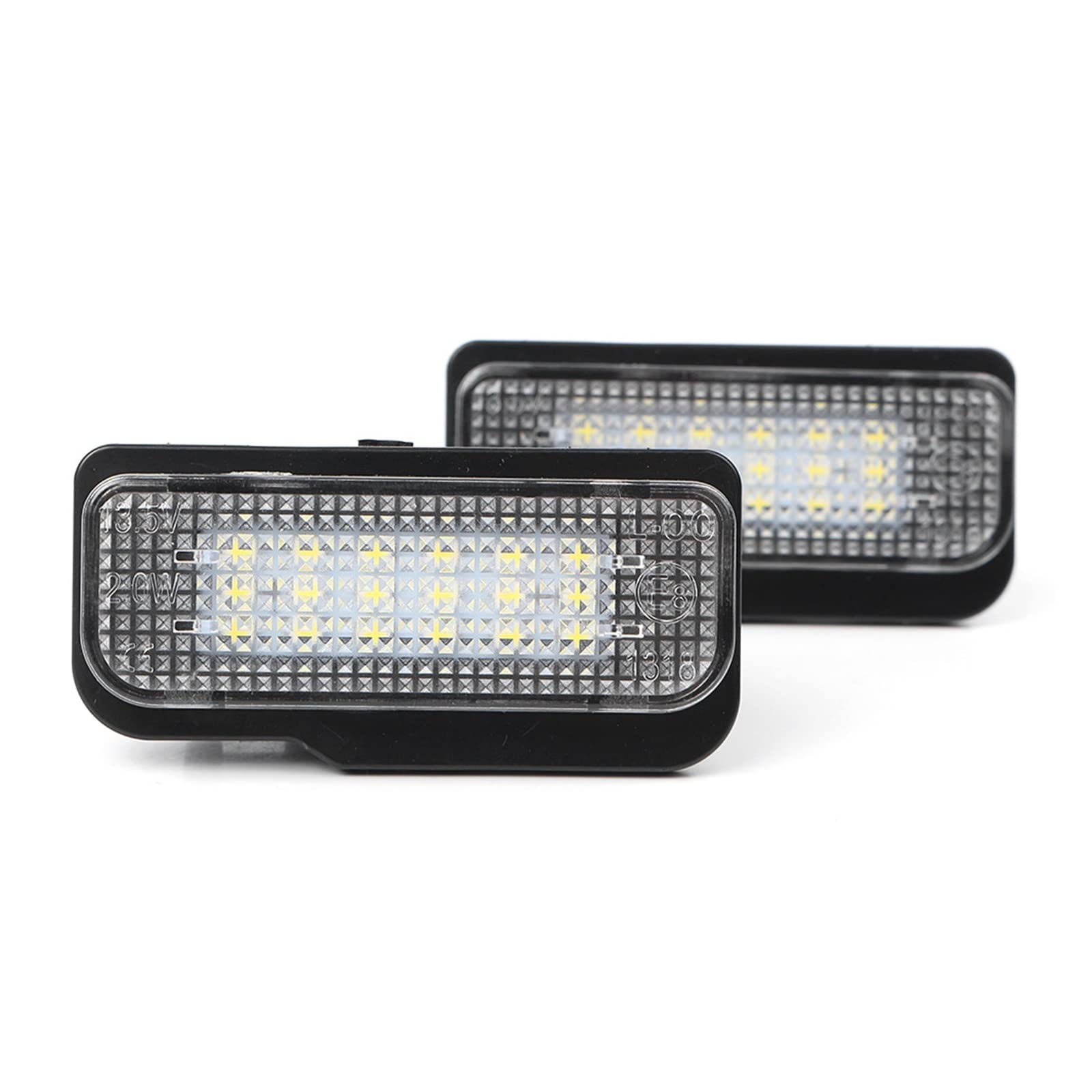 Numero Luce 2Pcs Numero Di Licenza Auto Lampada Della Targa HA CONDOTTO LA Luce Per CE CLS Classe SLK W203 W211 S211 W219 R217 E55 E63AMG