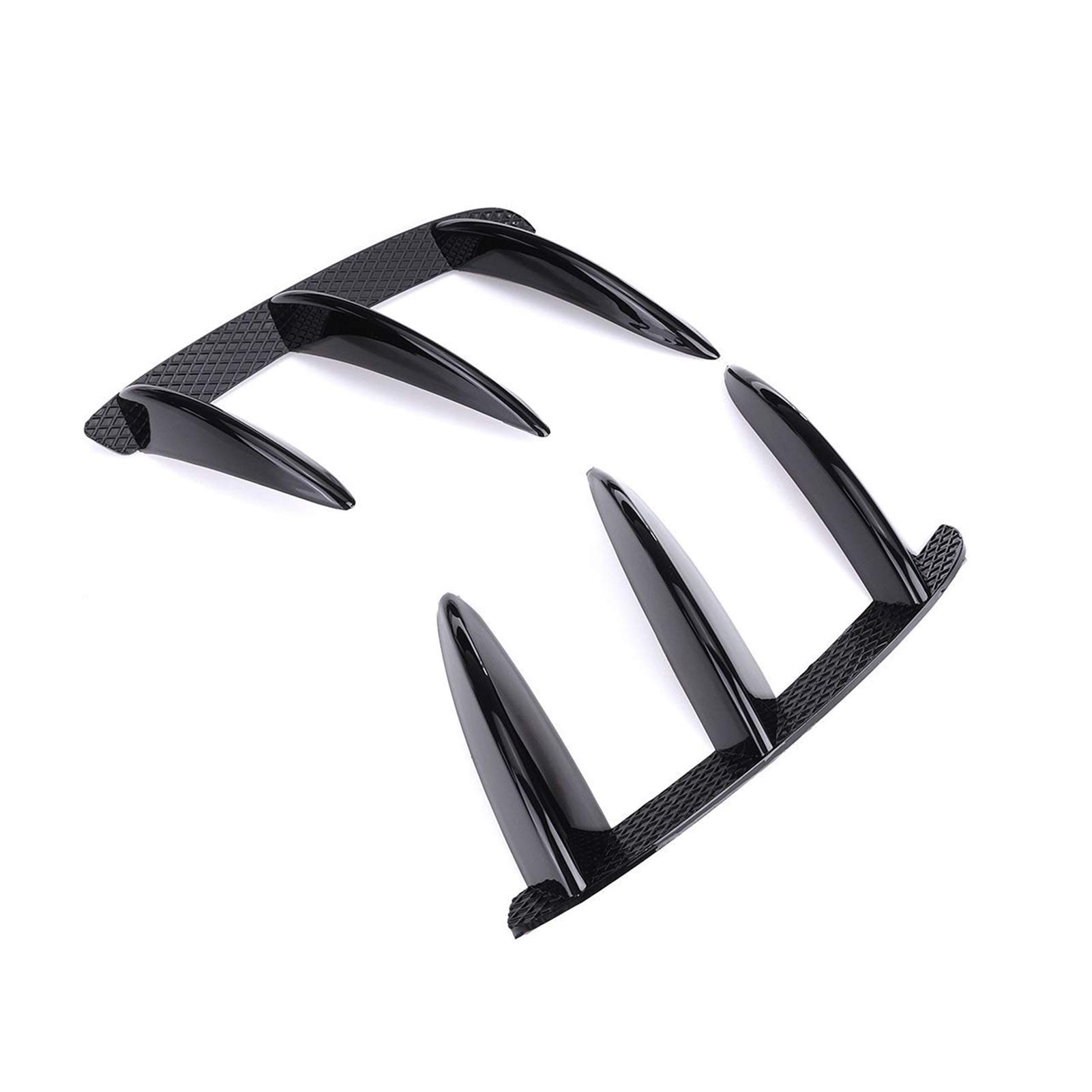 2 pièces ABS voiture noir pare-chocs arrière Spoiler Canards, for Mercedes-Benz, W176 A200 A250 A260 A45 AMG accessoires de remplacement
