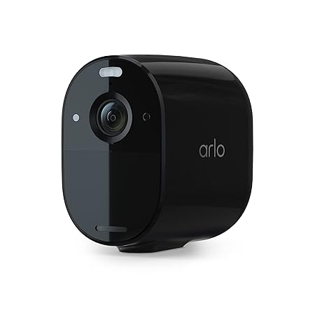 Arlo Essential Spotlight Camera | Wire-Free 1080p Video | Color Night Vision, 2-Way Audio, 6-Month Battery Life, Motion Activated, Direct to WiFi, No Hub Needed | Compatible with Alexa | Black