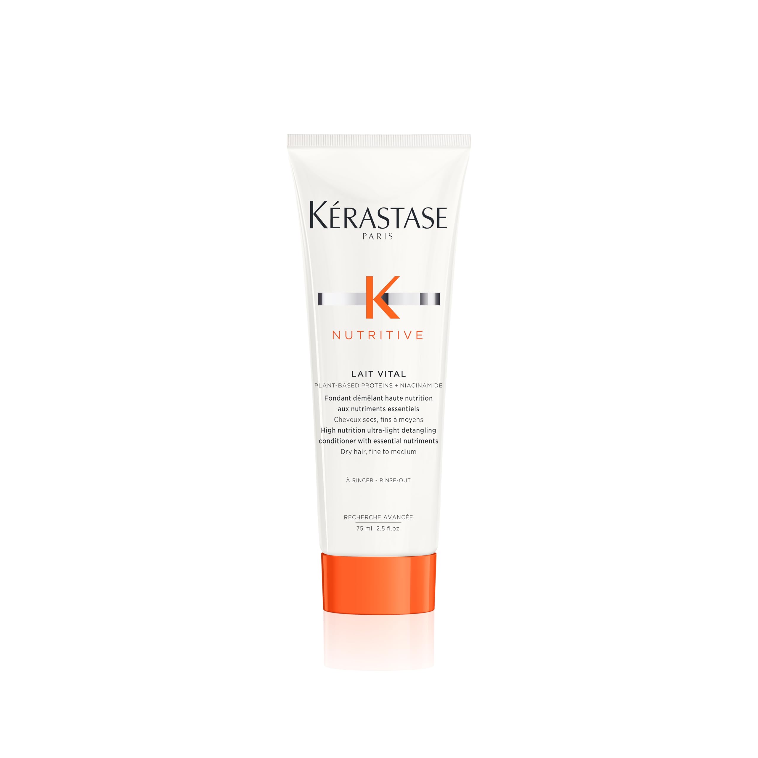 KÉRASTASE Nutritive 8h Night Serum 90 ml con Masquintense 200 ml y Vital Milch 75 ml, rutina de cuidado del cabello para todo tipo de cabello