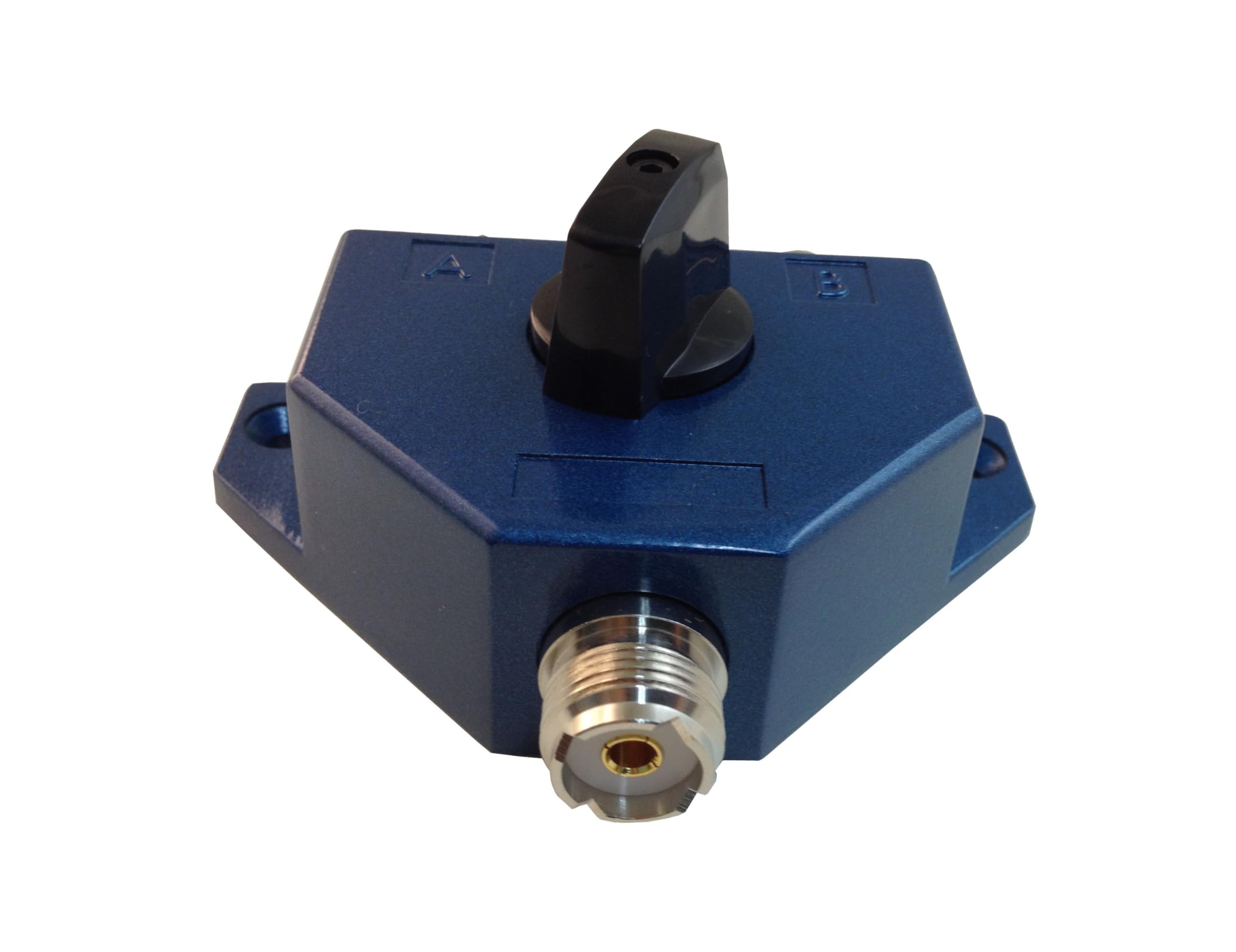 Anteenna TA-102BLUE Color 2 Position Ham Coaxial Switch for 144/440MHz HAM CB or HF/VHF/UHF Radio UHF Female (SO-239) Connector Plated NI