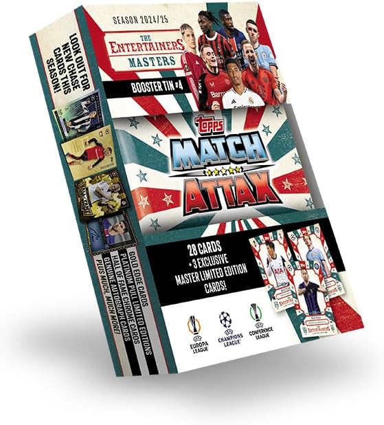 Topps Match Attax 24/25 - Booster Tin - Masters - Seychelles | Ubuy Topps Match Attax 24/25 - Booster Tin - Masters - Seychelles | Ubuy