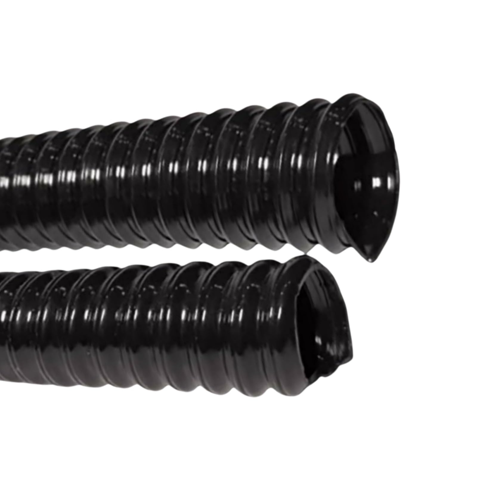 PU Collection Hose, Black, 225mm ID, 1m Length, 0.63-1.5mm Thick, Inrial Vacuum(0.93mm)
