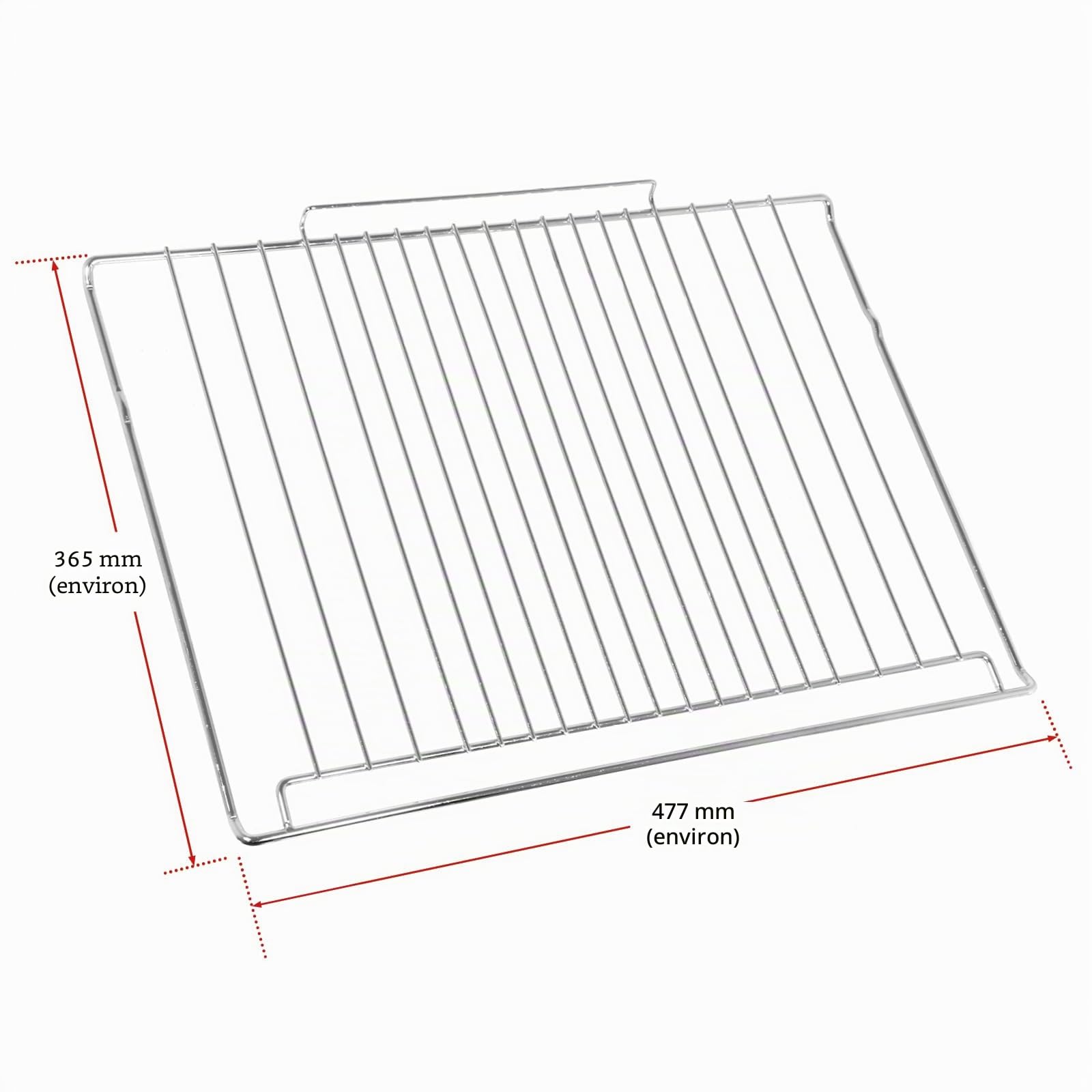 SPARES2GO Étagère pour grille de four Hotpoint SA2540HBL (477 mm x 363 mm)
