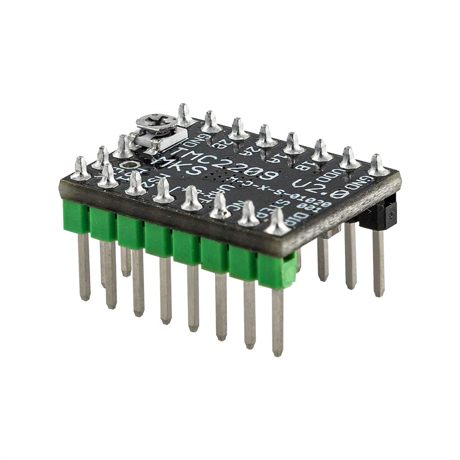 DEWIN Tmc2209 Stepper Motor Drivers Mute Driver,Modulo Driver Motore Passo-Passo Tmc2209 Drivers Stepper con Dissipatori di Calore Driver per Stampante 3D (5pcs)