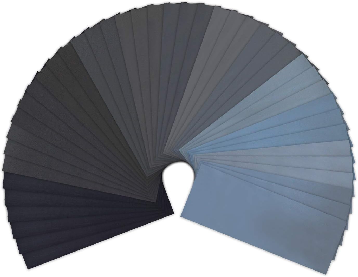 120 to 5000 Assorted Grit Sandpaper for Wood Furniture Finishing, Metal Sanding and Automotive Polishing, Dry or Wet Sanding, 9 x 3.6 Inches, 42-Sheets