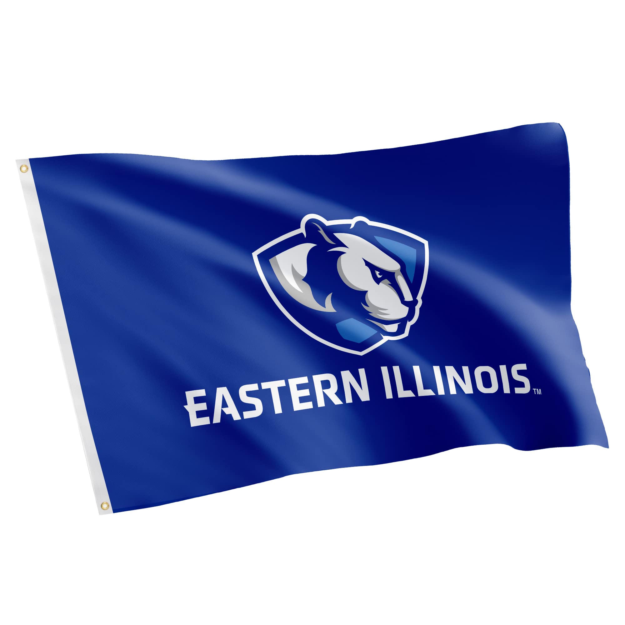 Desert Cactus Eastern Illinois University EIU Flag - 3 x 5 Feet Panthers Banner, Indoor/Outdoor Durable Fabric, 100% Polyester Design (Style 1)