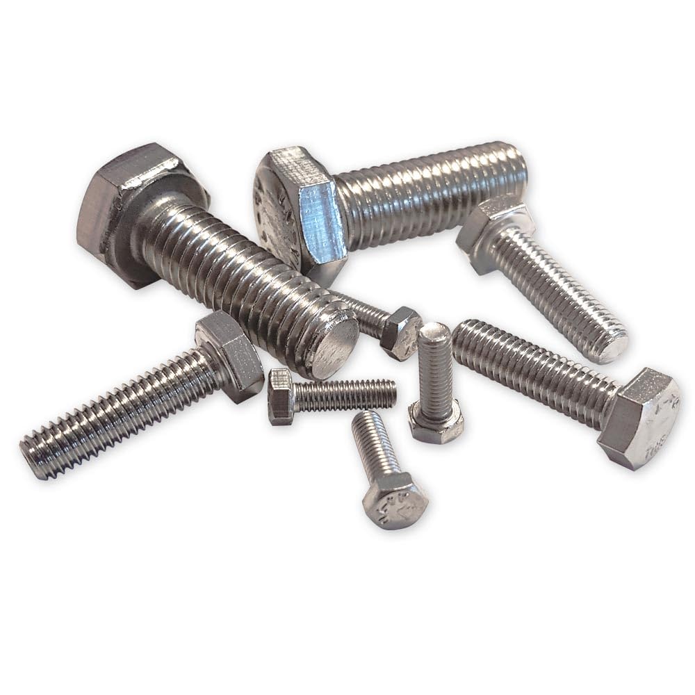 Vis hexagonales DIN 933 6 pans inox A4 AISI 316 en diamètre 10 x 30 mm