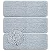 BOOMJOY 12.5" Replacement Mop Pads, Microfiber Cleaning Pads for BOOMJOY Squeeze Flat Mop, Set of 3