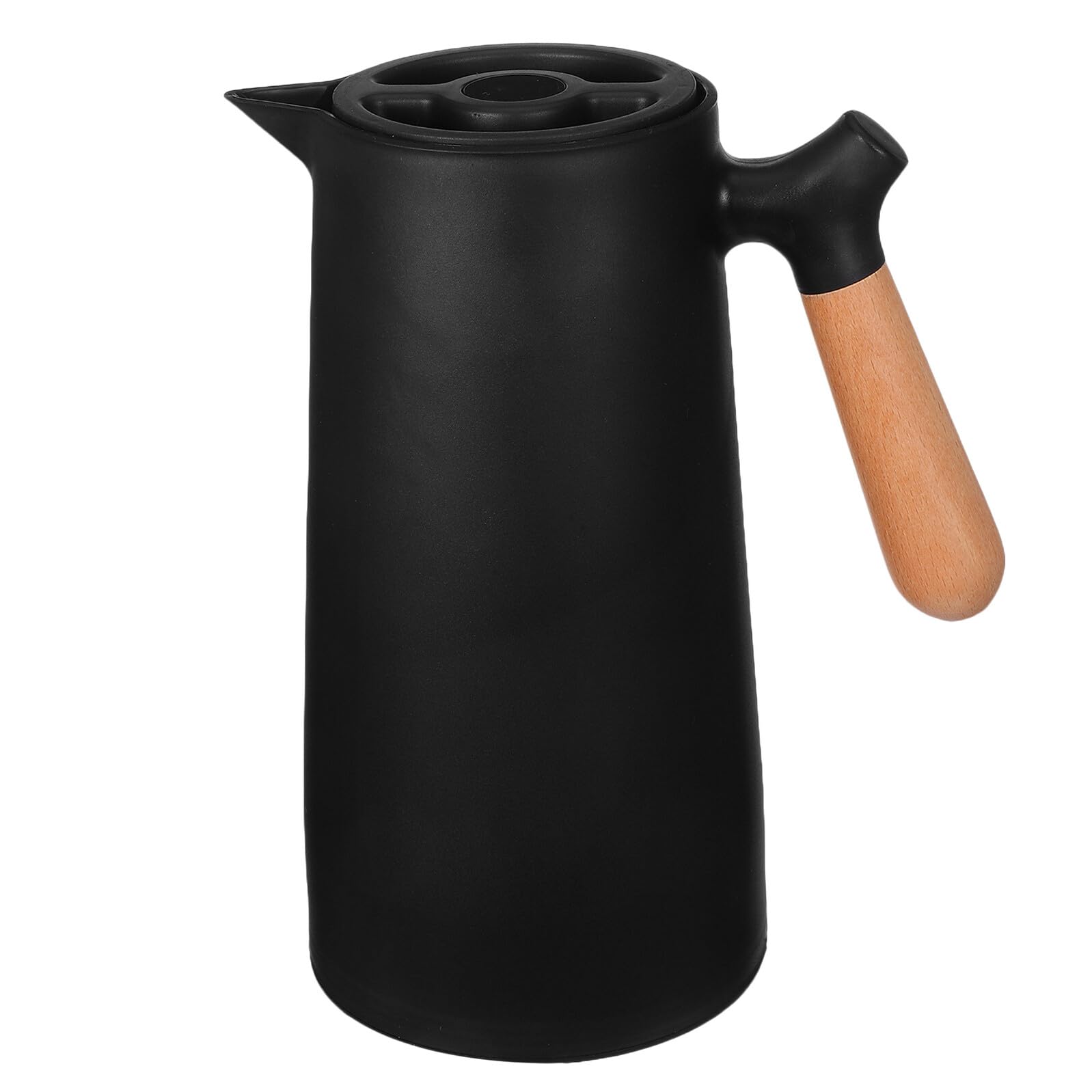 Bouteille Isotherme 1l en Verre Coque Plastique et Bois
