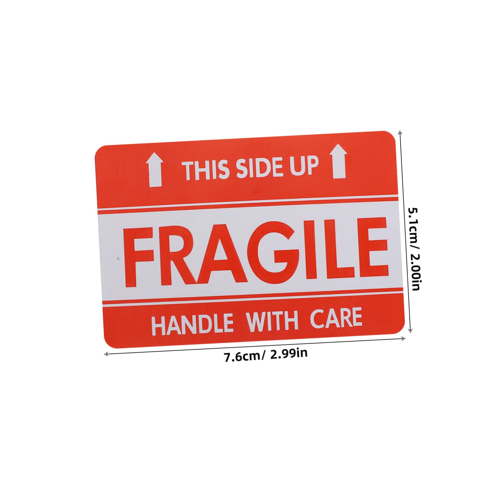 STOBAZA Fragile Item Reminder Labels 300/roll Style High Adhesive Stickers for Safe Shipping Handling