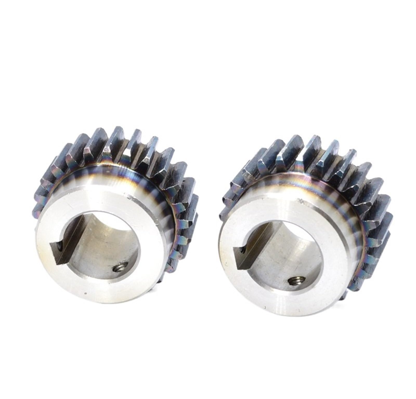Bevel Gear Pinion Hardware Mechanical 1pcs 1.5M 12-19T Spur Gear 1.5 Modulus Bore 8mm Motor Gear with Step Carbon Steel Transmission Accessories Part(19 Teeth)