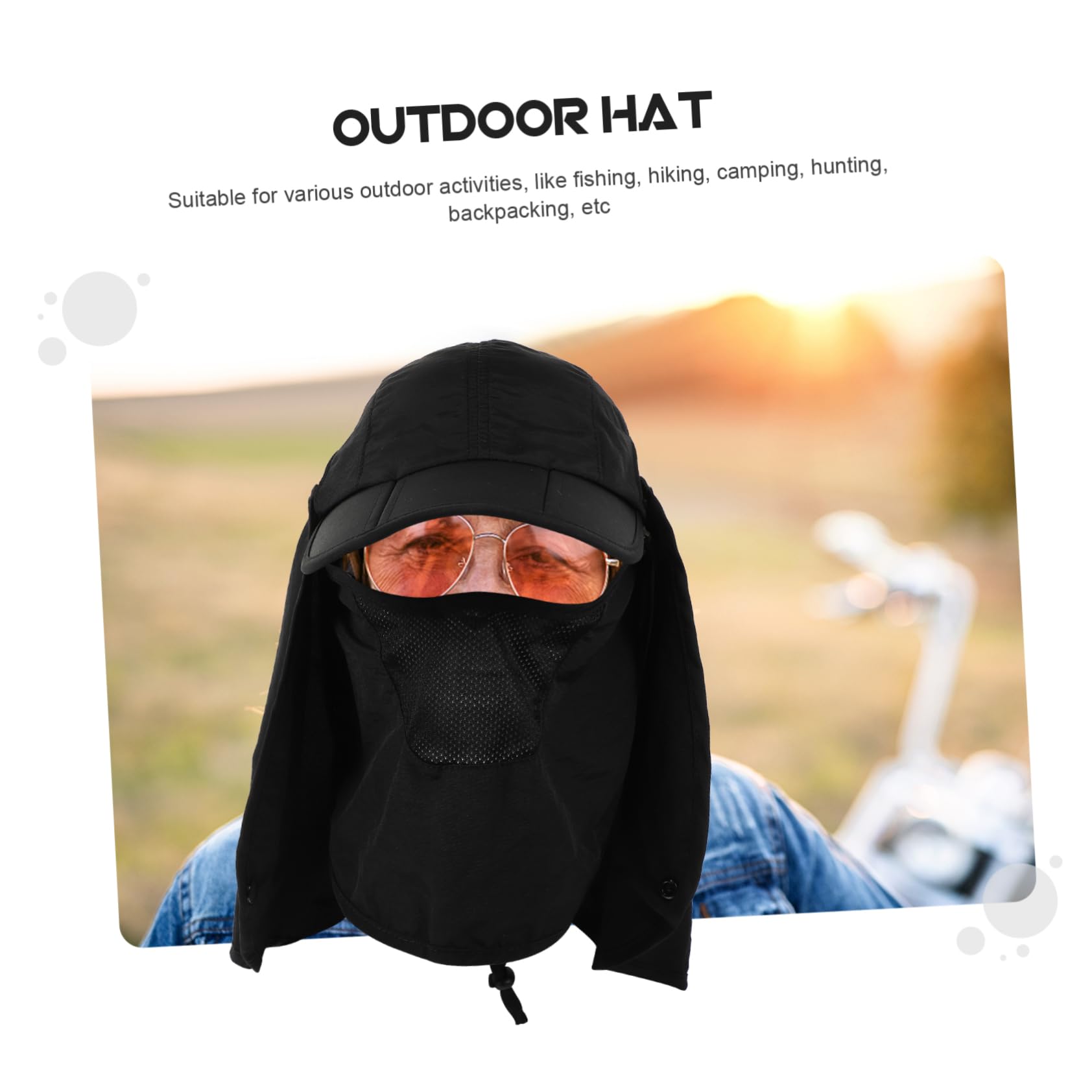 Milisten Cappello Sole Traspirante per Escursione con Protezione UV Cappello per Spiaggia e attività Design Lavabile e Asciugatura Rapida per Donne