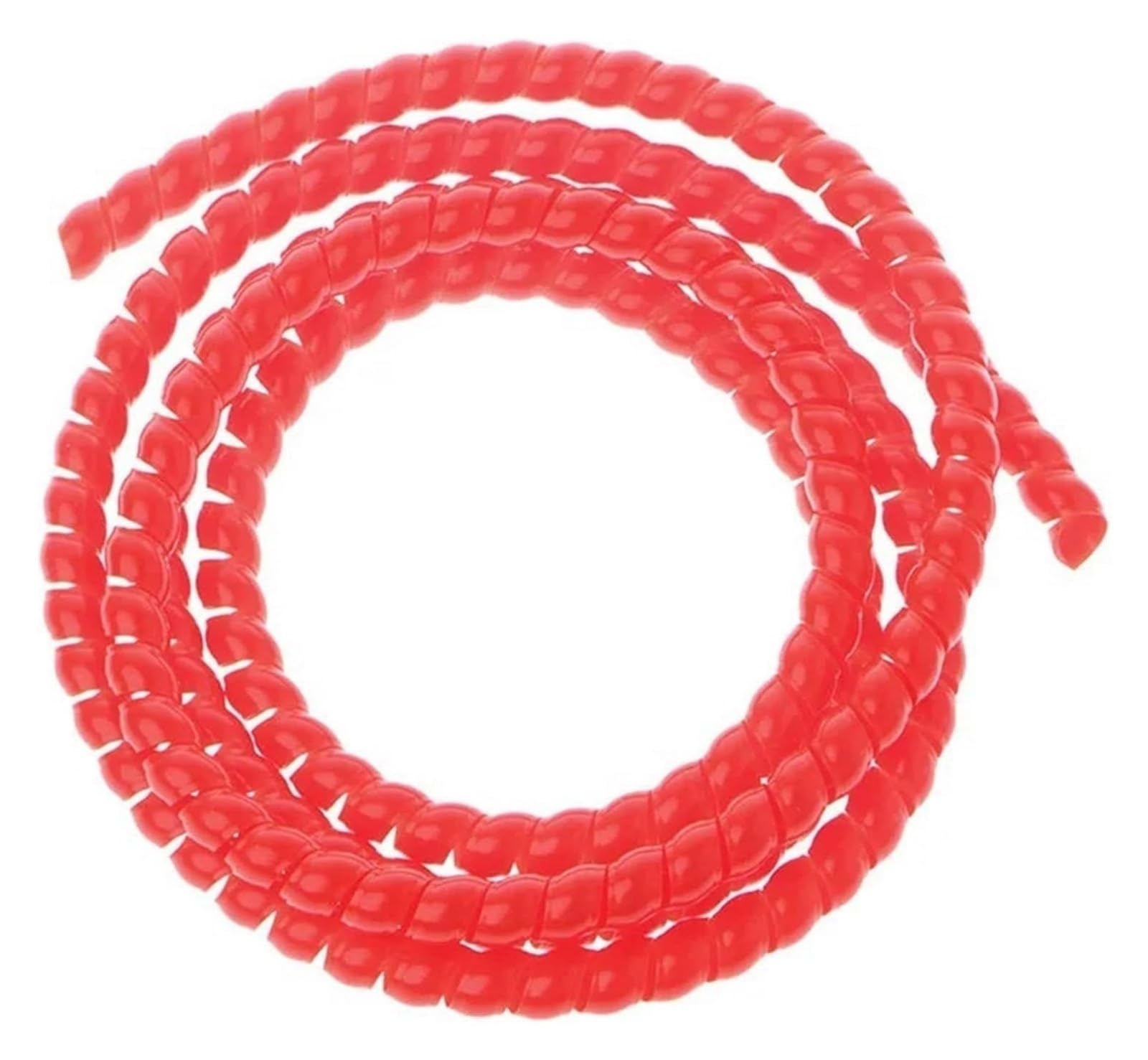 Cord Protector,Spiral Wrap 1 Meter Wire Cable Organizer 10mm 14mm Spiral Wrap Cable Winding Sleeve Tubing Cover(Red,14mm Inside Diameter)