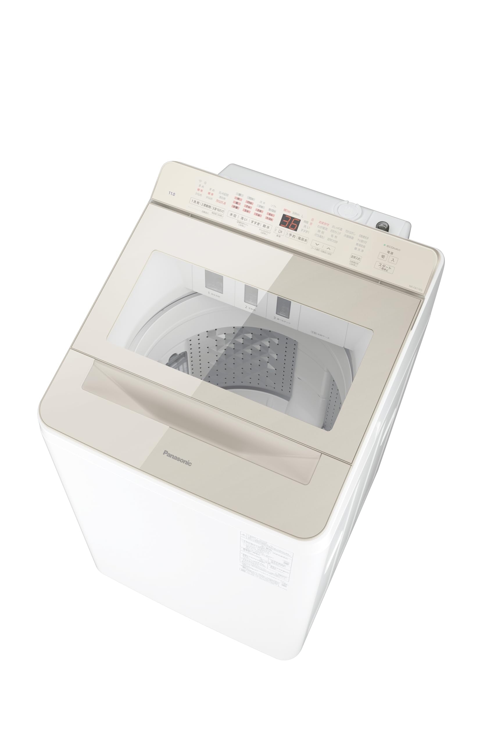 パナソニック 全自動洗濯機 11kg NA-FA11K5-N シャンパン トリプ