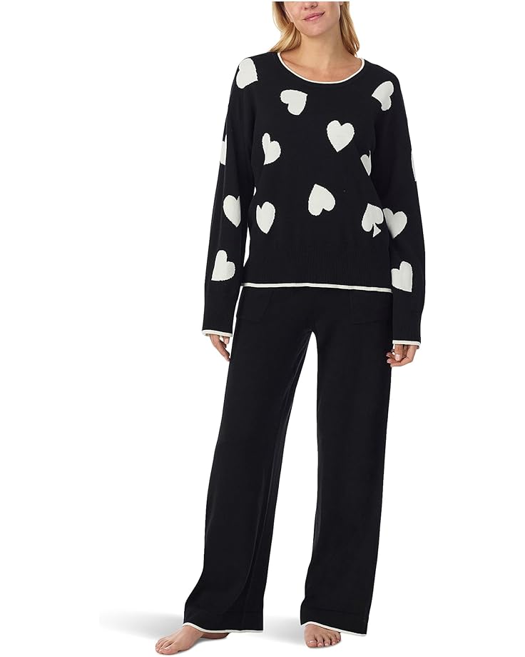 Kate Spade New York Long Sleeve Sweater Knit Pullover Pj Set - Main View