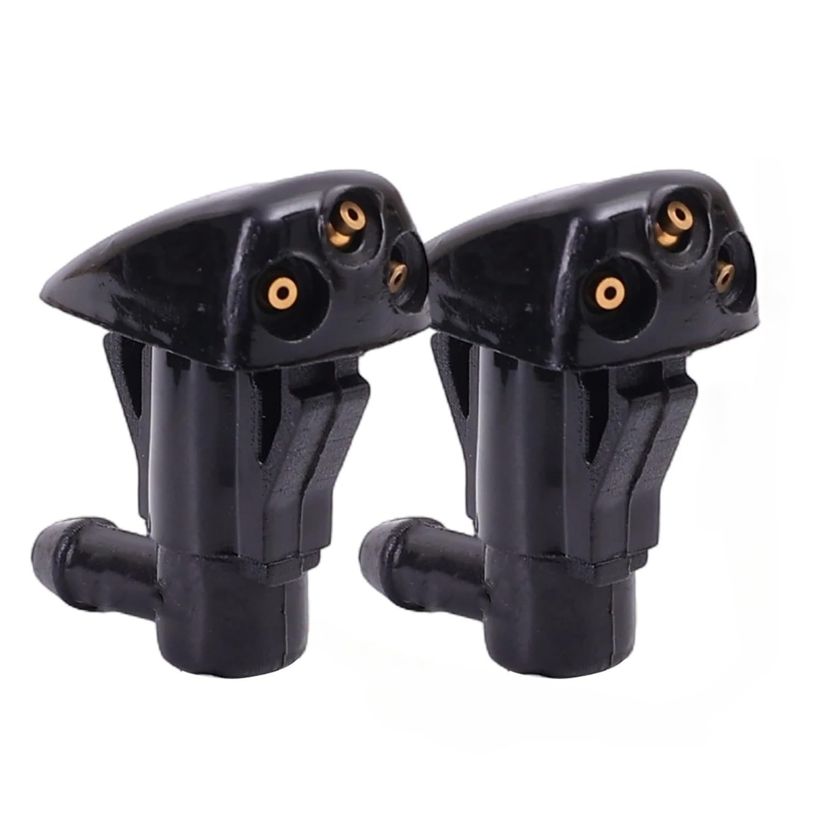Pacgydk 2Pcs Car Windshield Nozzles Windshield Washer Spray Nozzle – Dual Hole Jets For Car Wiper System, Universal Fit Auto Glass Water Sprayer(2Pcs)