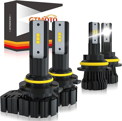 Bombillas LED para Ford Ranger Excursion 2001, 2002, 2003, 2004, 2008, 2009, 2010, 2011, luces antiniebla H10 y combo de haz alto y bajo 9007, 6000