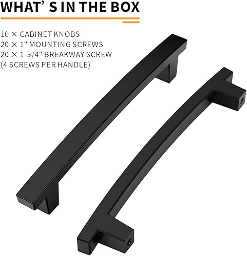 Miniatura 7 de AOOTOCH Paquete de 10 manijas de níquel satinado cepillado para gabinetes de cocina, tiradores de gabinete de 5 pulgadas, manijas de cajón para