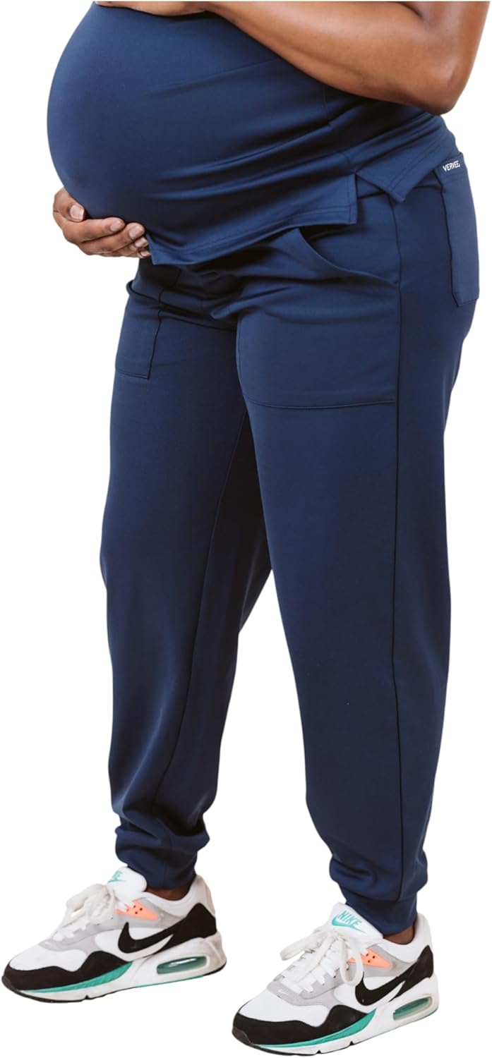 OG Maternity Scrub Pants – Versatile Pregnancy Scrubs with Belly Band