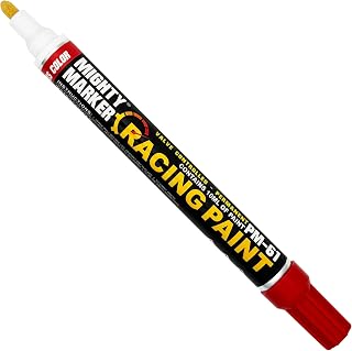 PM-61 Racing Marker, Oil-Based Paint Marker, Highly Permanent, Super Opaque, Quick-Drying, Fade & Abrasion Resistant, Marks on All Surfaces, 10ml Paint, Made in USA - Red 8 Pack