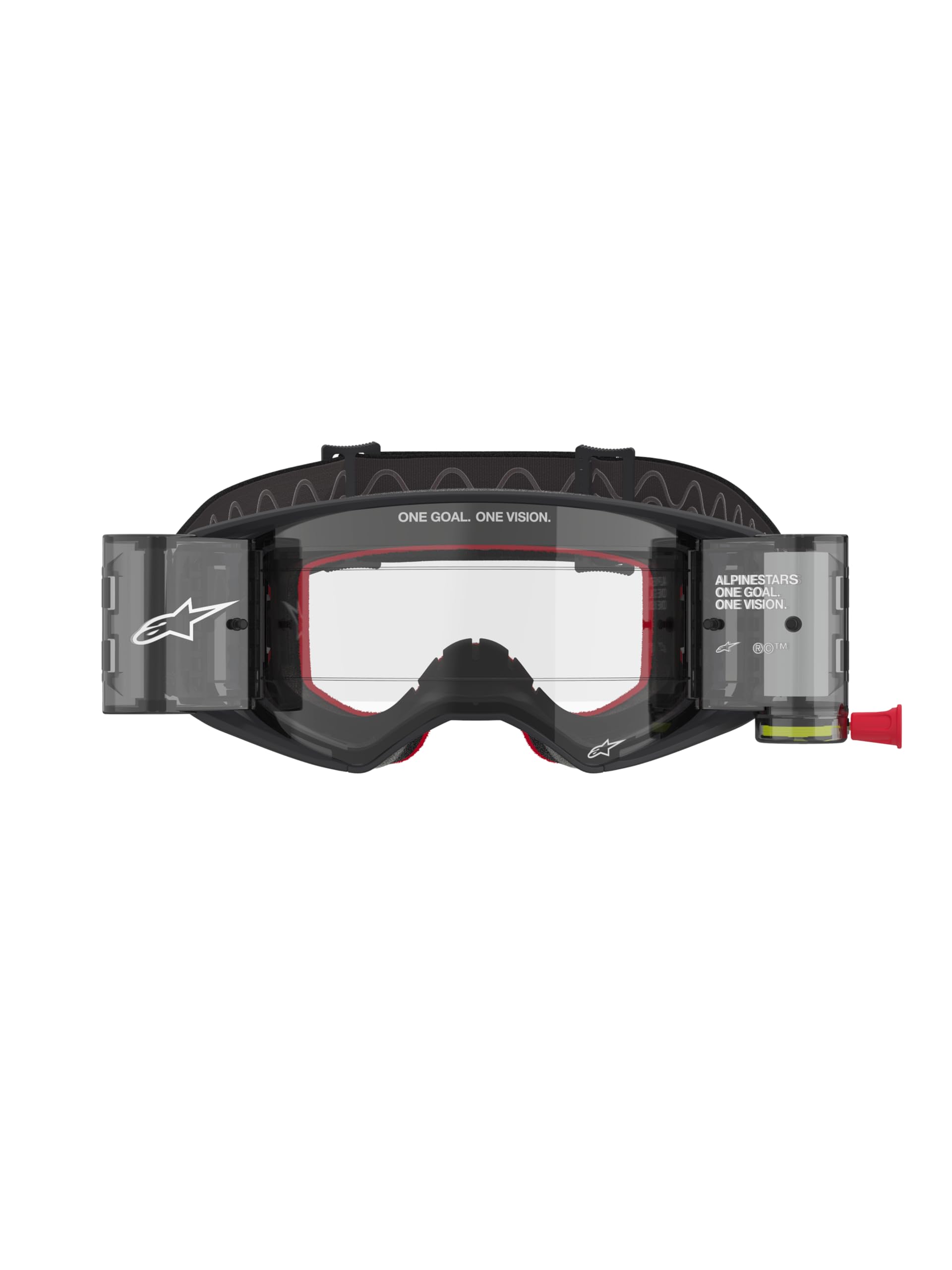 Alpinestars Crossbrille inkl. Roll-Off System Supertech Schwarz