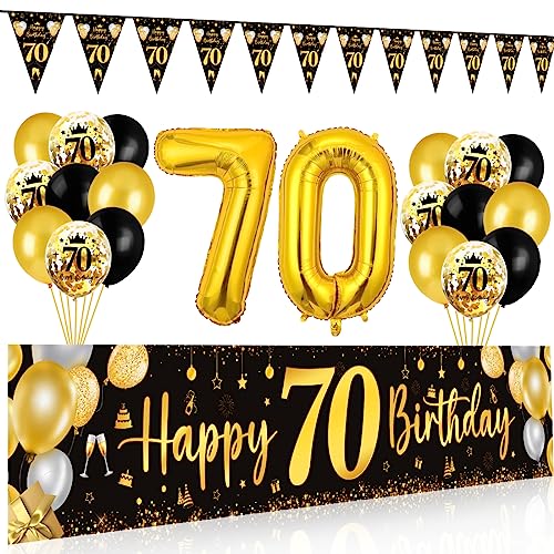 40. Geburtstag Deko Set – 10-teilige Tischdekoration Mit Waben & Konfetti Für Frauen & Männer