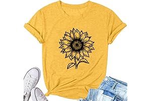 Cute Sunflower Women ’s Apparel