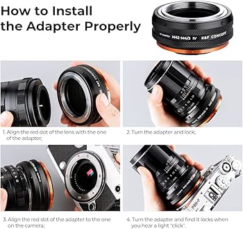 Amazon.com : K&F Concept Lens Mount Adapter M42-M4/3 IV Manual