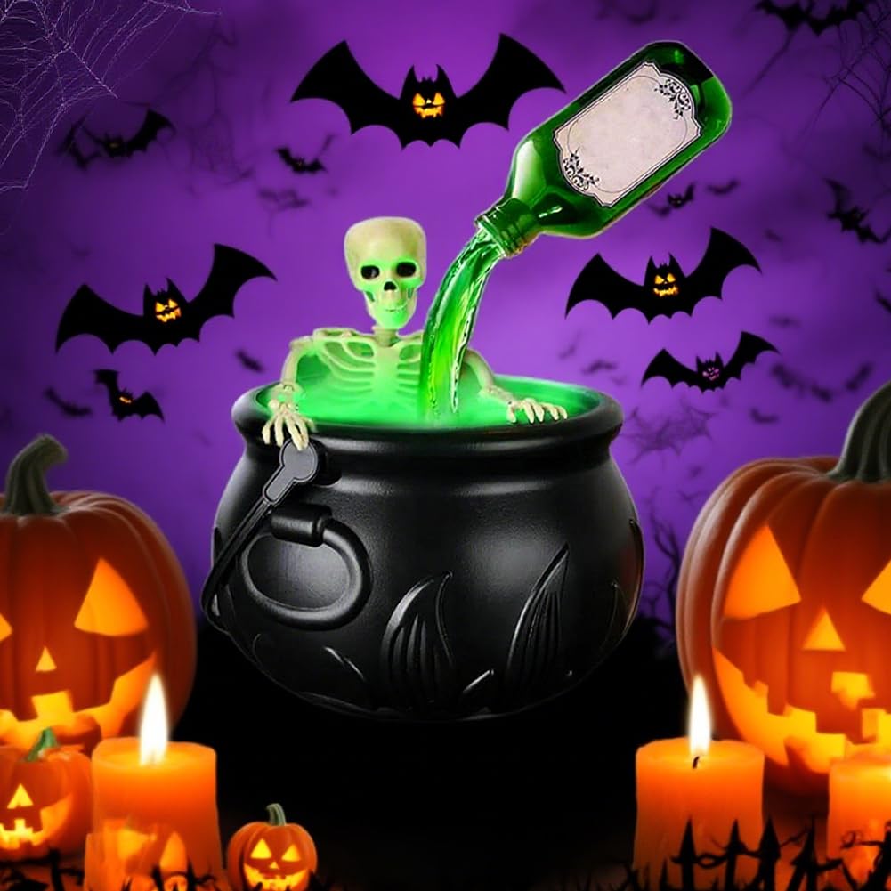 Dekoracja na Halloween, zestaw dekoracji wnętrz z oświetleniem na podwórko (B)