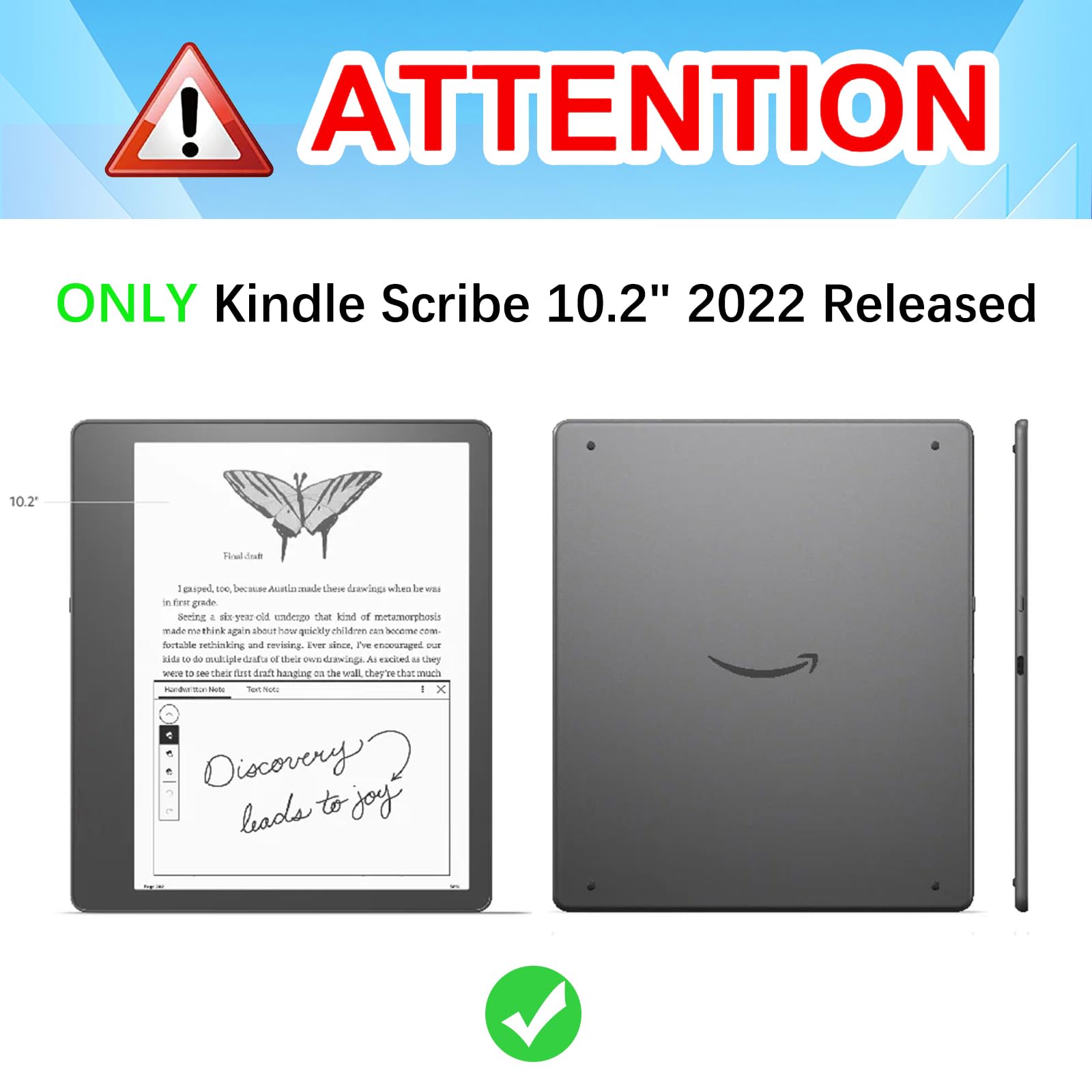 Amazon Kindle Scribe 本体 10.2インチとケース Amazon.com: Ayotu Stand Case for Kindle Scribe 10.2 Inch (2024