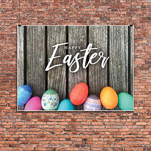 FunPa Photography Background Egg Pattern Studio Backdrop Photo Prop Easter Decoration