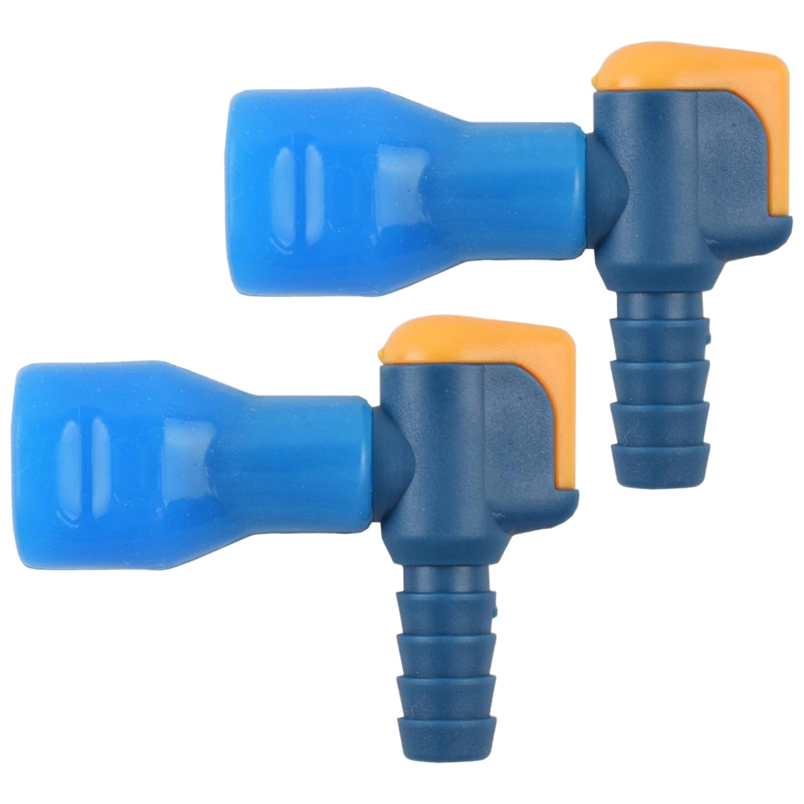 2-Pack 90 Degree Bite Valve Replacement, Mouthpiece for Hydration Packs. Fits CamelBak Water Bladders & Most Hydration Backpacks.