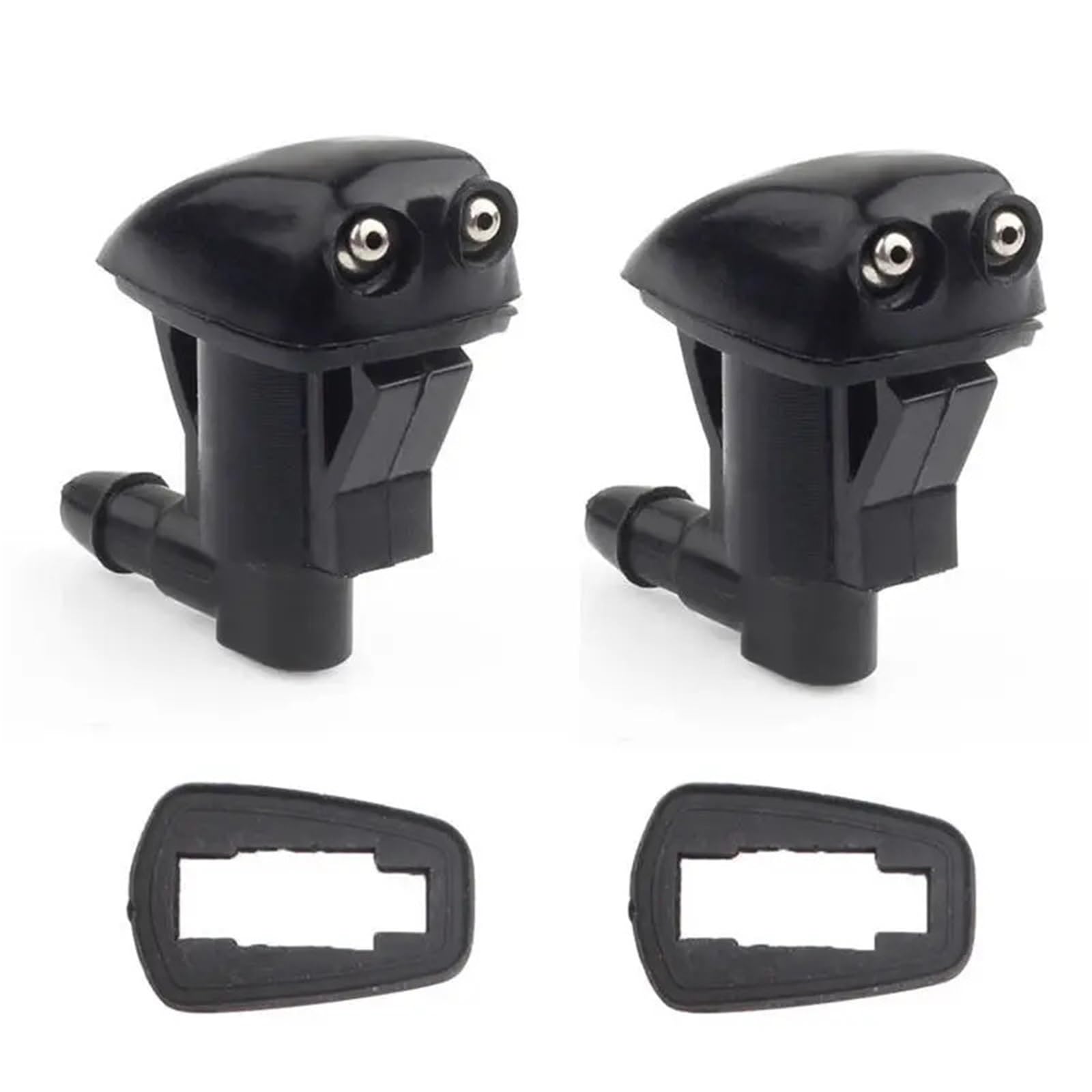 Pacgydk One Color Car Windshield Nozzles Fit For Jeep Grand Cherokee 2005-2010 2X Front Windshield Washer Wiper Spray Nozzle
