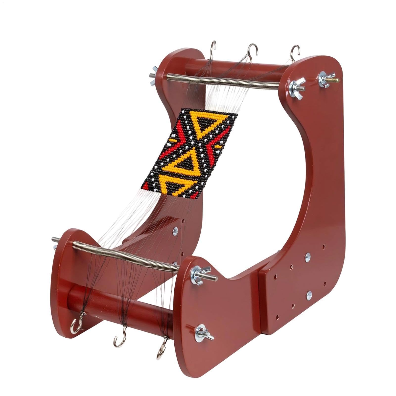 Kit de telar de cuentas para adultos, telar de 4 longitudes para hacer joyas, para principiantes, adultos, mujeres, niñas, estudiantes de arte, profesionales, estudio, taller, sala de manualidades en