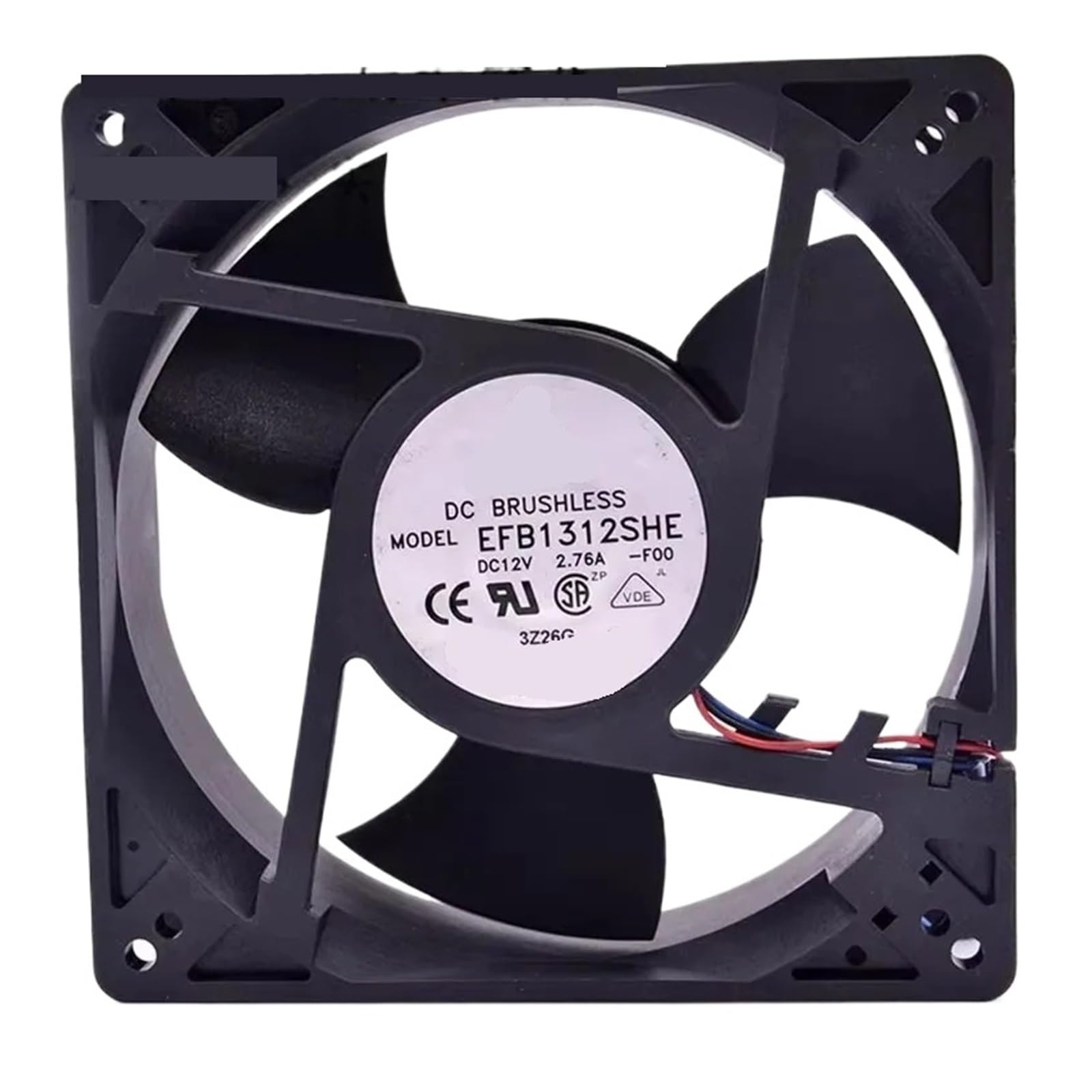 LZIKKGKI EFB1312SHE 12V 2.76A 12.7CM 127 * 127 * 38MM cooling fan(2wire A1)