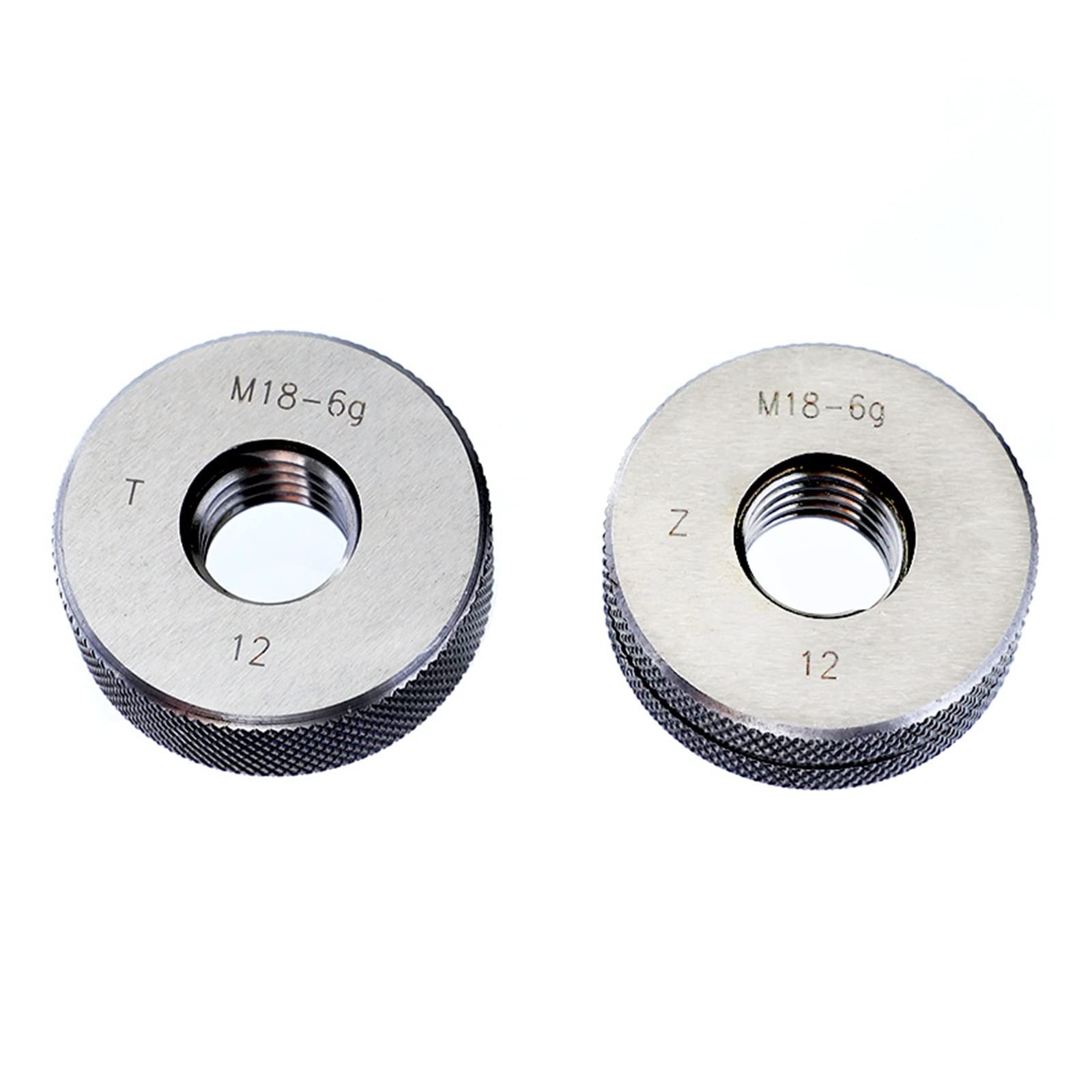Wskaźniki gwintów 2-20mm 6g Metric Ring Gage Zestaw narzędzi pomiarowych T + Z do wykrywania zewnętrznych,Solidny komponent(M3)