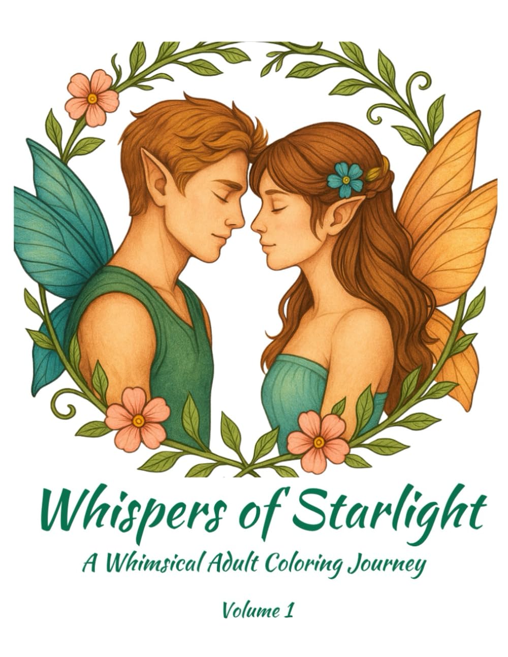 Whispers of Starlight: A Whimsical Adult Coloring Journey