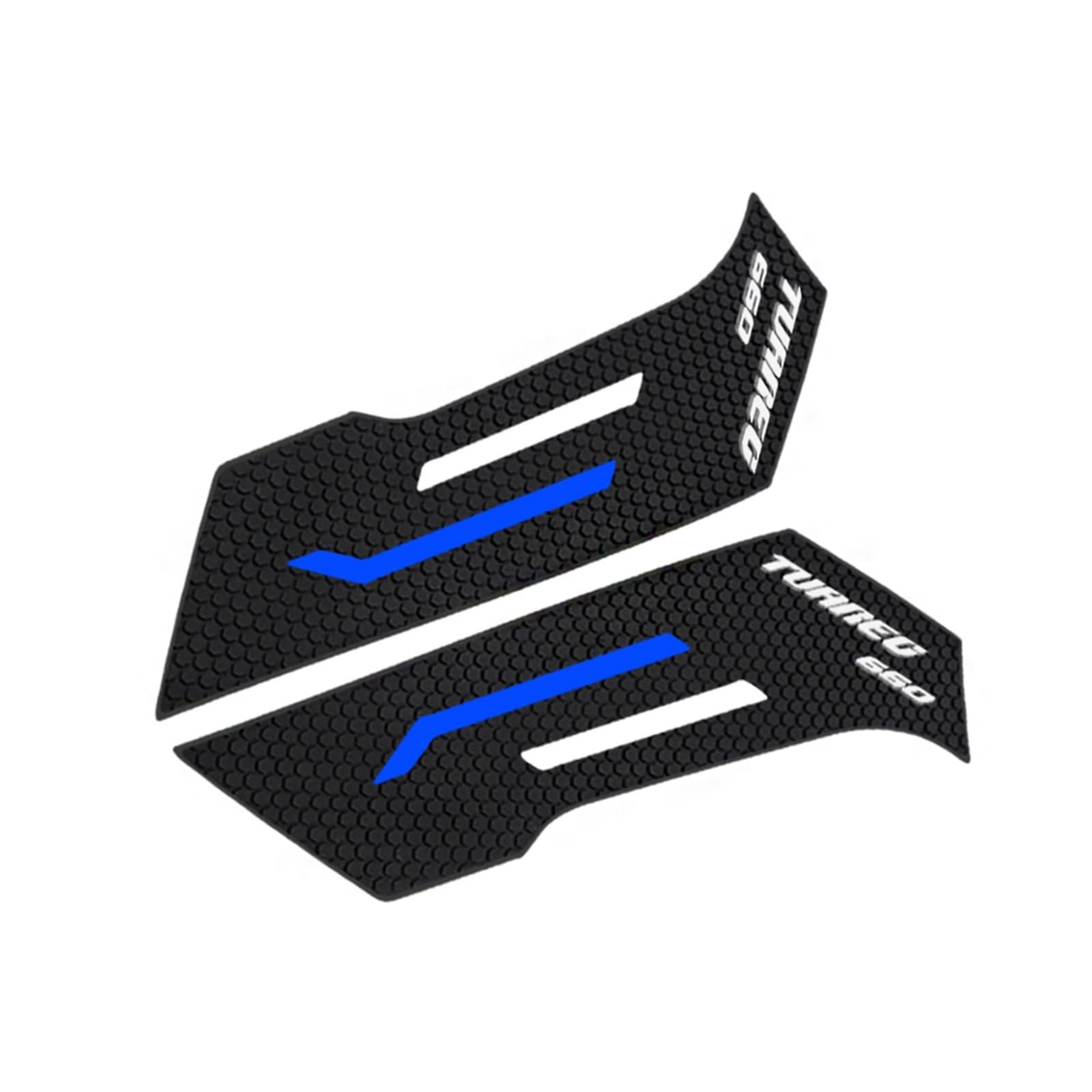 YHBH Rilievo Laterale del Serbatoio del Carburante Paraserbatoi per Moto Adesivi Protettivi Ginocchio Grip Traction Pad per Aprilia Tuareg 660 2022 Traction Pad(Blu)
